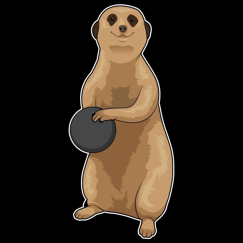 Suricate Boule de bowling