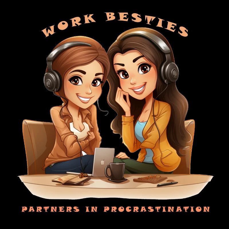 Work besties, beasties, Partners in Procrastination