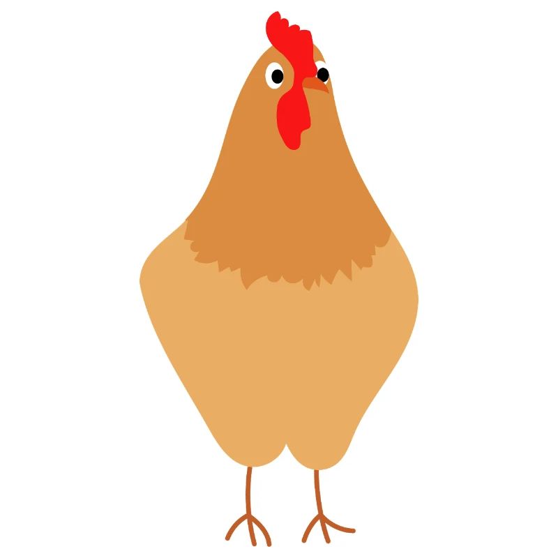 Poulet effrayant mignon - Idée cadeau
