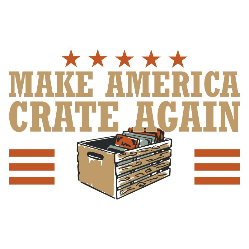 Book Reader Make America Crate Again Sarcastic