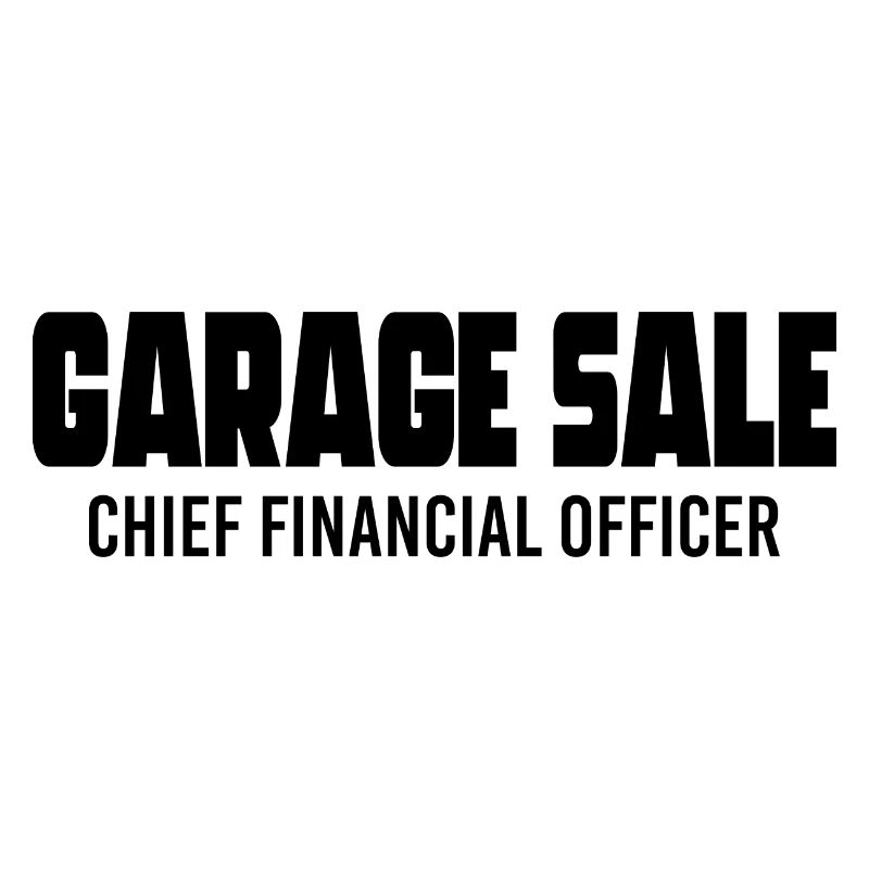 Chef de la direction financière Vente de garage