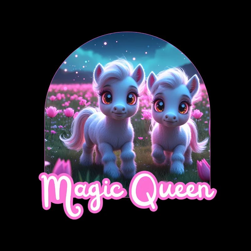 Two Cute Ponies - Magic Queen