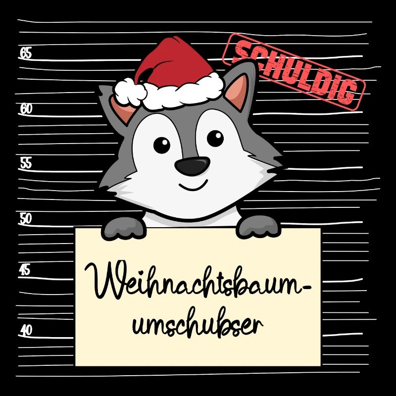 Weihnachtsbaum Umschubser Wolf