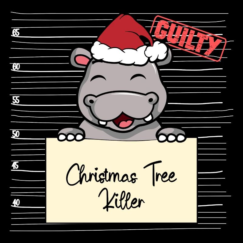 Weihnachtsbaum Umschubser Nilpferd