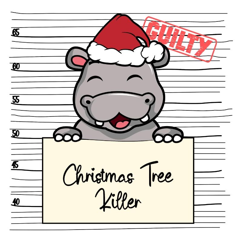 Weihnachtsbaum Umschubser Nilpferd