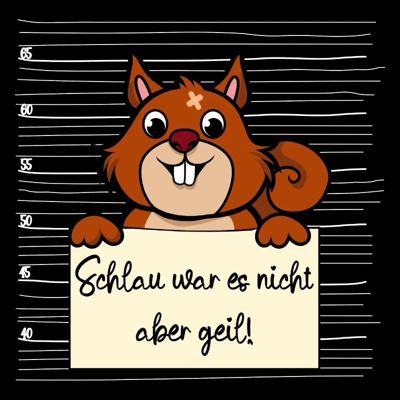 Eichhörnchen lustiger Spruch humor Gefängnisbild