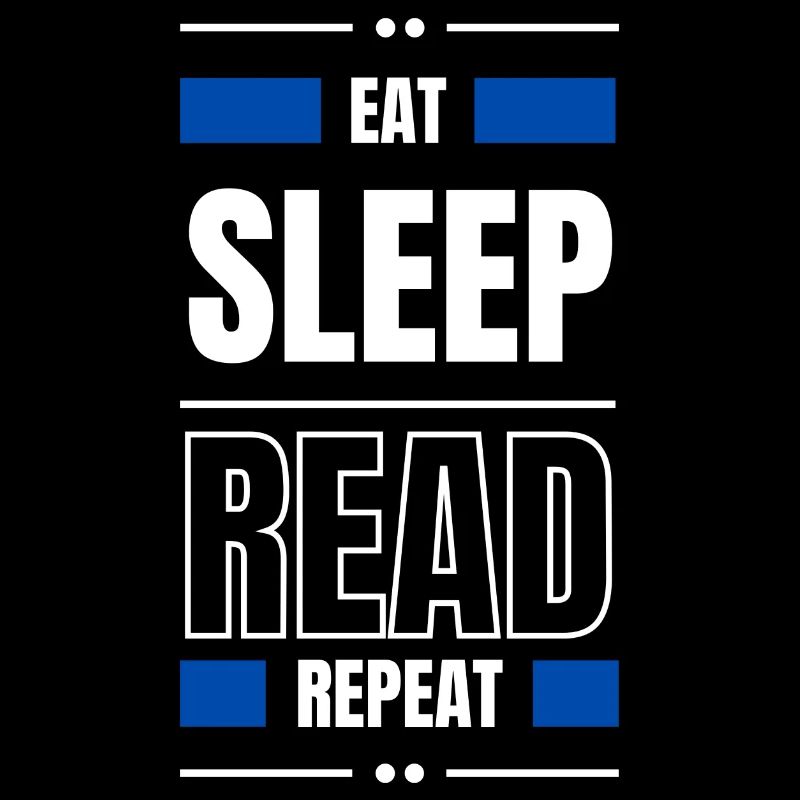 eat sleep read repeat geschenk idee lesen spruch
