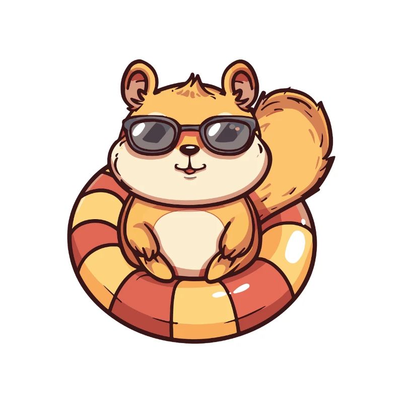 Eichhörnchen Comic Cool