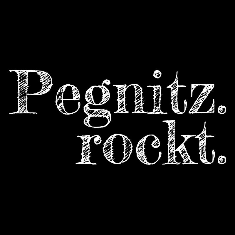 Pegnitz rockt - Textdesign mit Stadtnamen