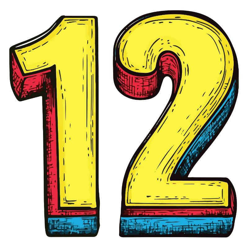 12 Number Comic