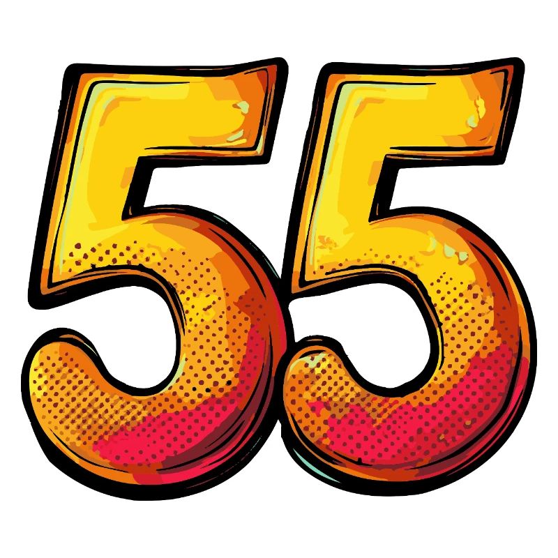 Bande dessinée à 55 chiffres