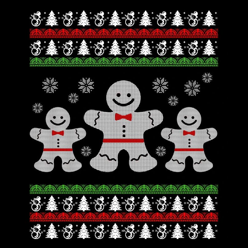 Petits gâteaux de Noël vilain petit cadeau de Noël Pull