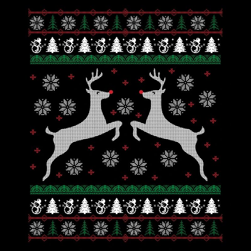 Rendeer laid cadeau de Noël Pull