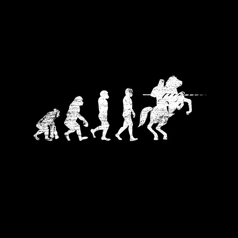 Evolution Cheval Cheval Cavalier Cadeau Templier