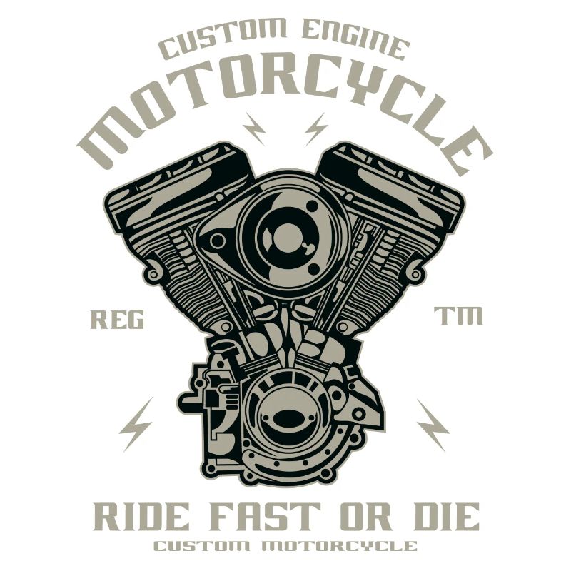 Motorcycle engine conversion Chopper Custom Engine