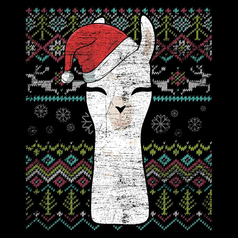 Lama Alpaca Pull de Noël Animal Camel