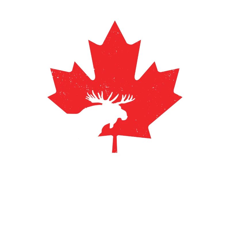 Maple Leaf Canada Day Moose Keep Calm