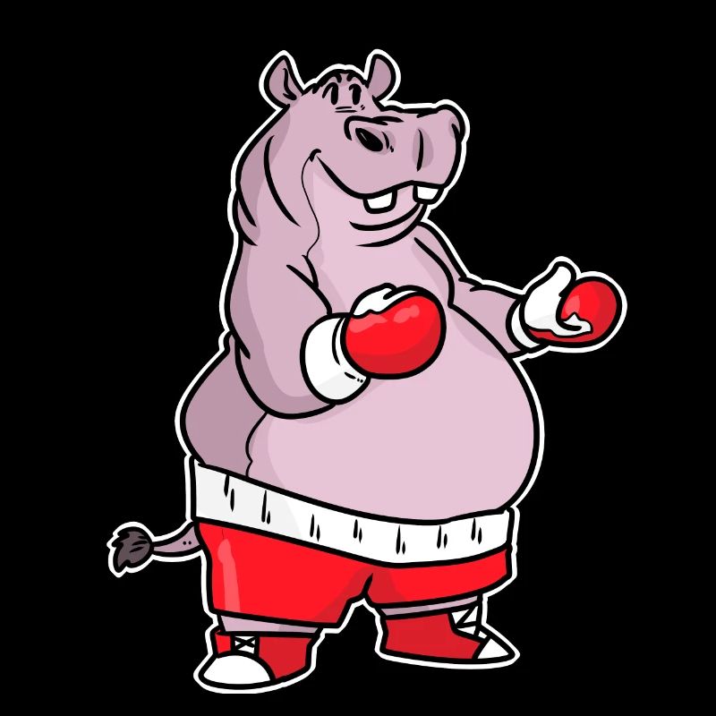 Nilpferd Boxen
