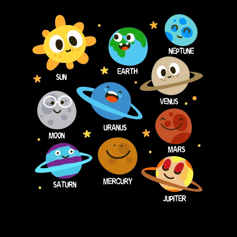 Planet galaxy solar system universe