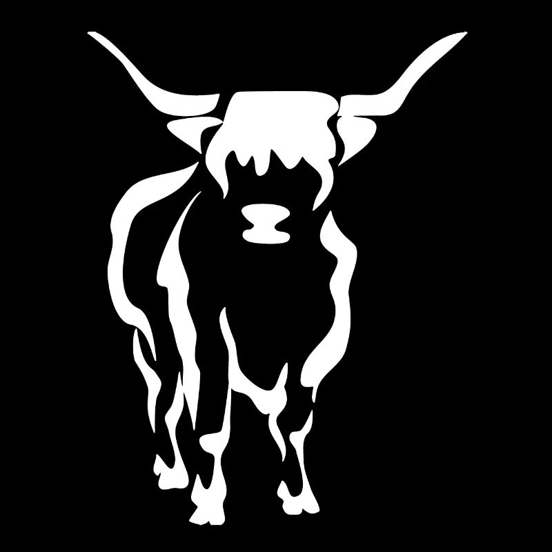 Cow cows beef farmer farmer silhouette gift