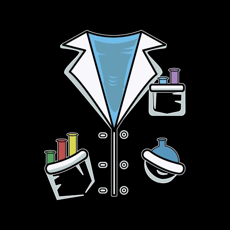 Lab coat smock chemist lab technician gift