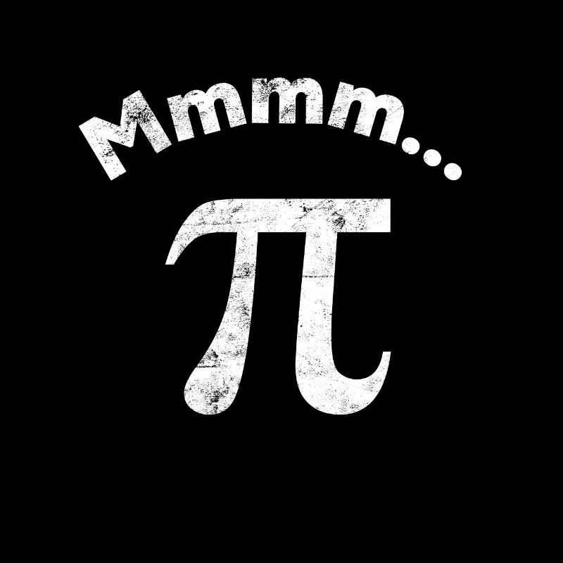 Mmm pi design and funny pi day graphics