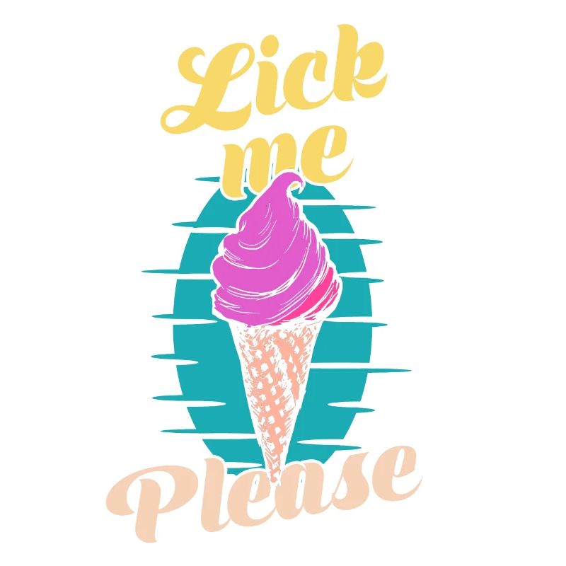 Leck mich bitte Eis Eiscreme Sommer