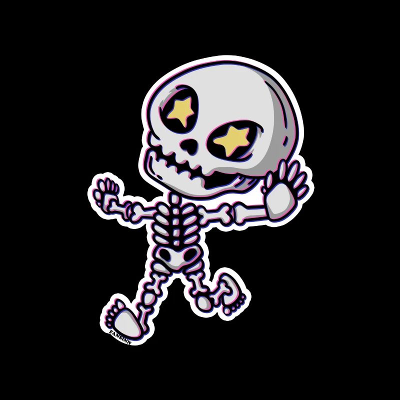 Skeleton bone dead halloween kids gift