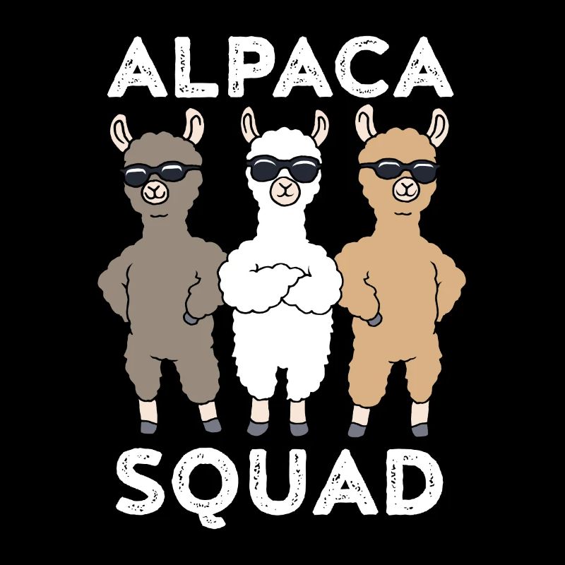 Alpaca Funny Alpaca Squad Lama Gift
