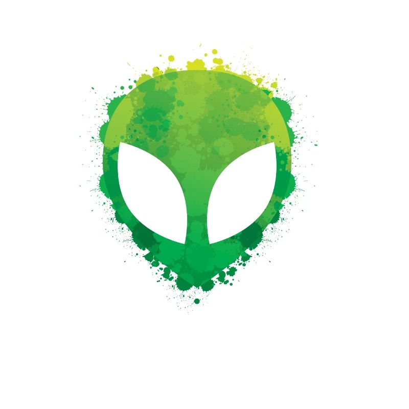 Style de graffiti Alien