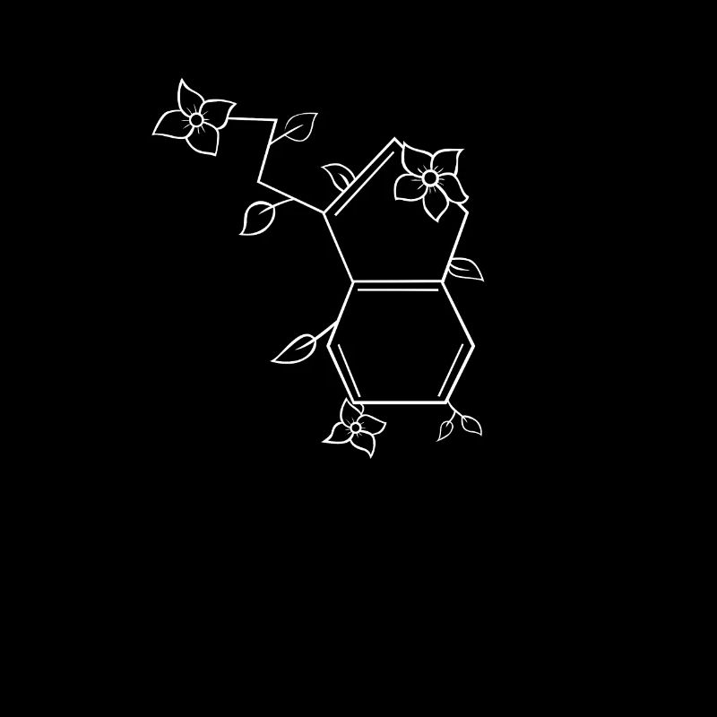 Chimiste Fleurs Molécule de laborantine