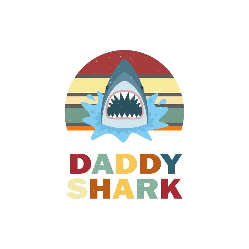 Father's Day Daddy Daddy Daddy Daddy Daddy Shark