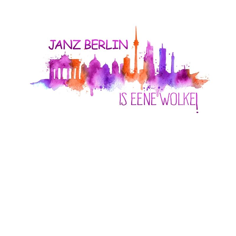 Skyline Berlin Janz Berlin is eene Wolke