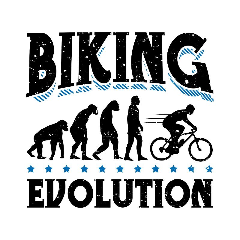Evolution Biking Cycliste Cyclisme Cyclisme Vélo