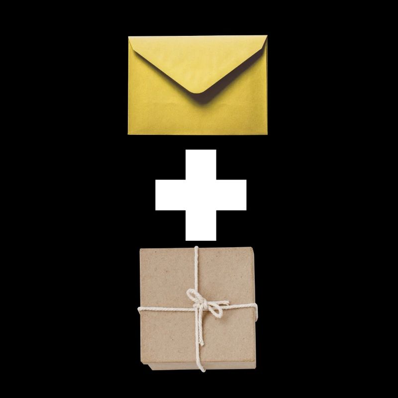 Mail and parcel courier. Workshirt illustration