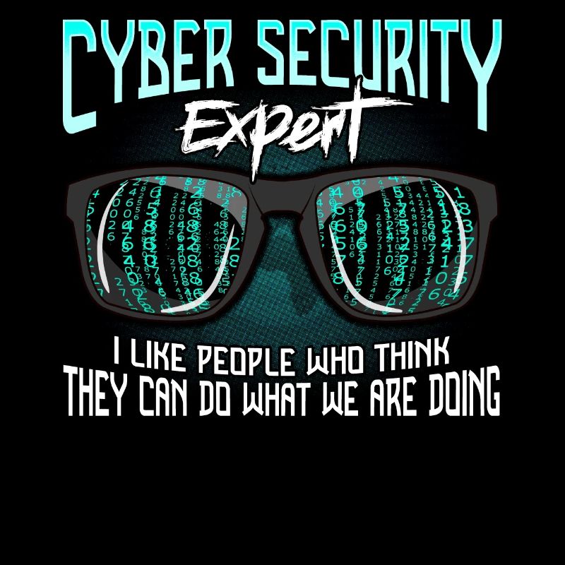 Cyber Security Hacker Hacken IT Sicherheit Lustig