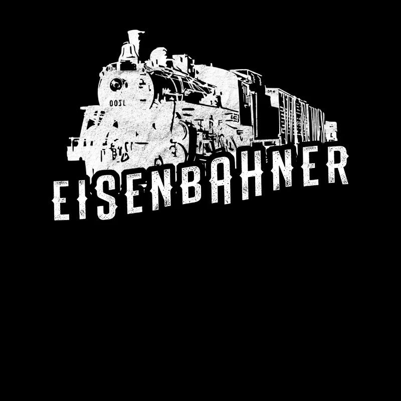Eisenbahner, Dampflock Güterzug Geschenkidee