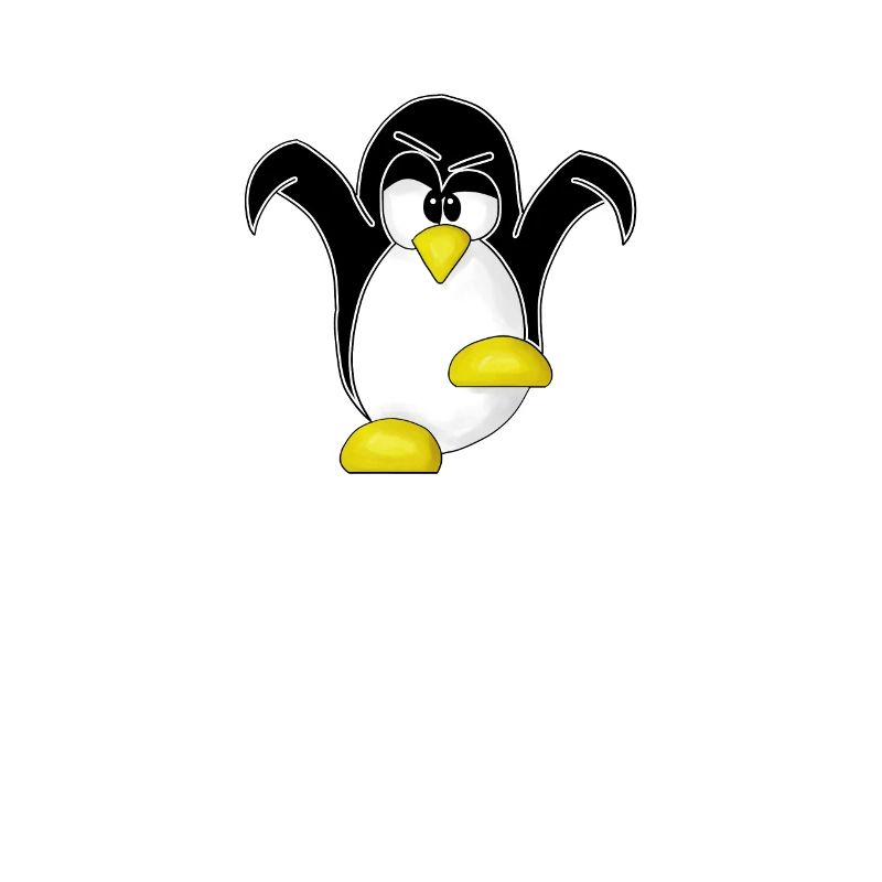 Tux Linux Pinguin Sudo Rm Rf | Computerfreak Hacke