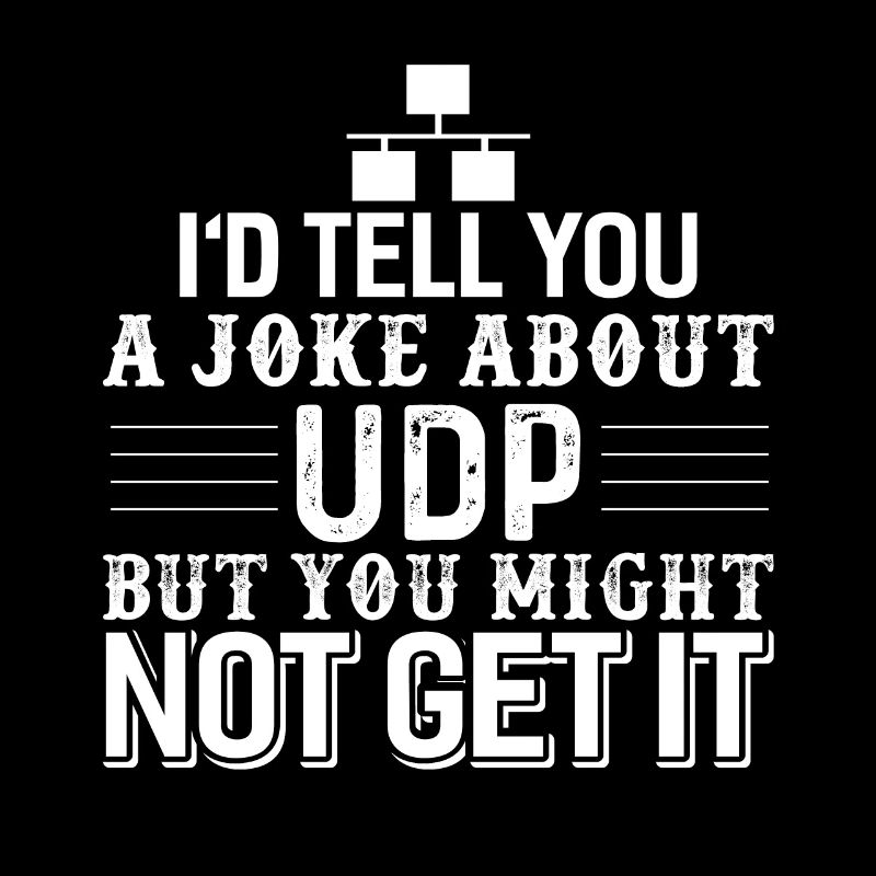 Informatique UDP blague programmeur d’ordinateur