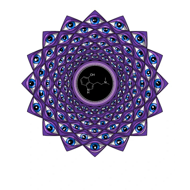 Psychedelic DMT Molecule Trip