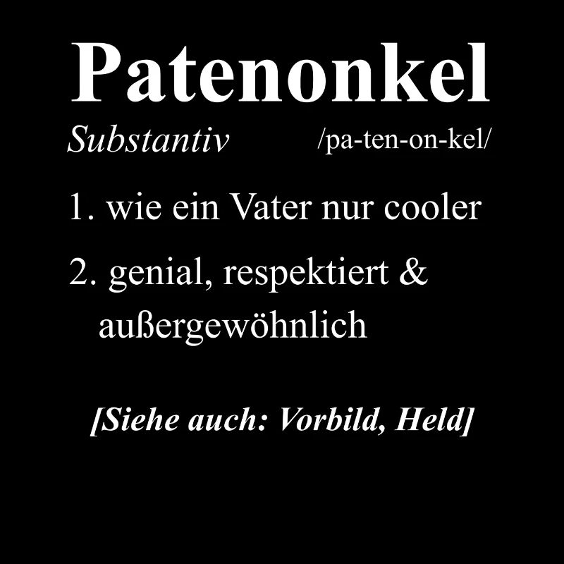 Patenonkel Taufpate Onkel Geschenk & Taufe