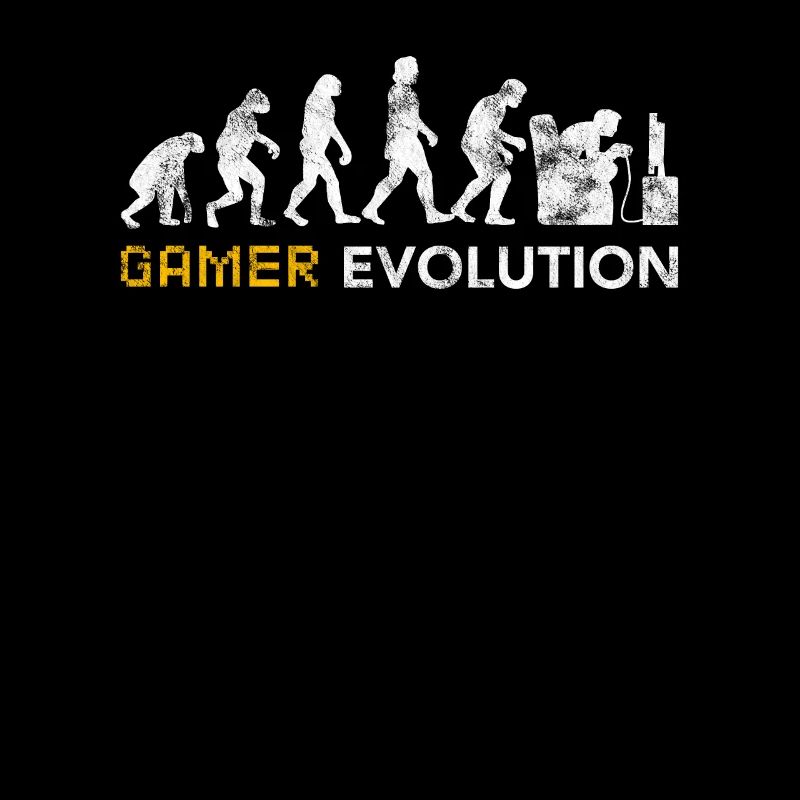 Gamer Evolution Vintage Geschenk