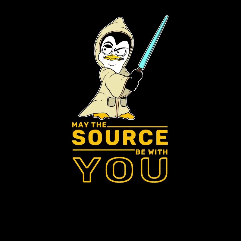 IT nerd Linux Linux penguin geek ingénieur logiciel