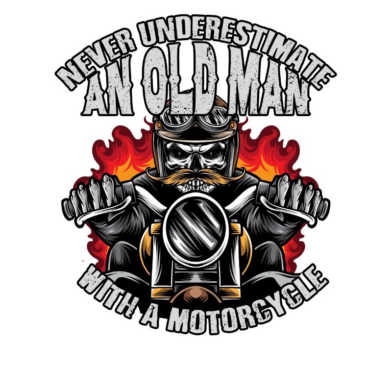 Never underestimate an old man with a motorcycle