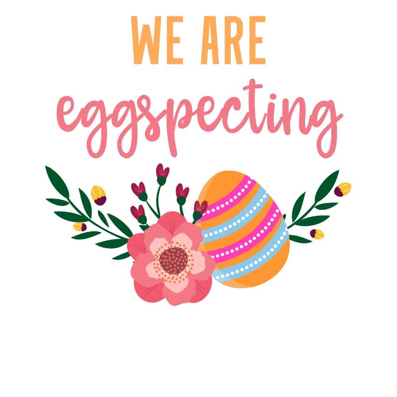 We are eggspecting Easter Schwangerschaft Geschenk