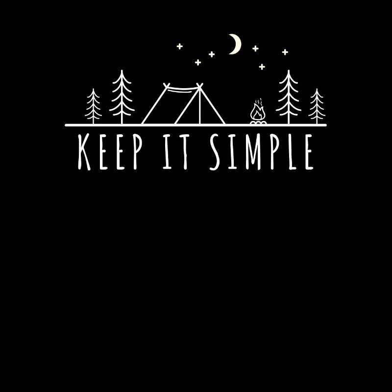 Restez simple - Camping Campfire