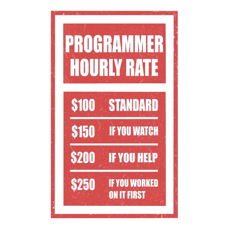 Programmer hourly rate programmer