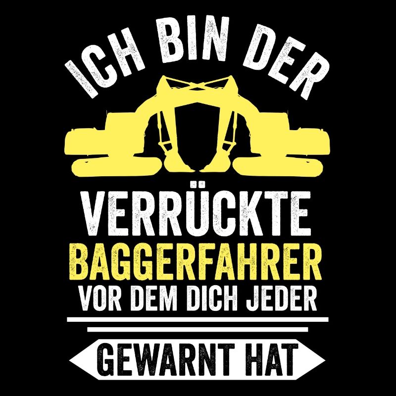 Bagger Baggerfahrer Bauarbeiter