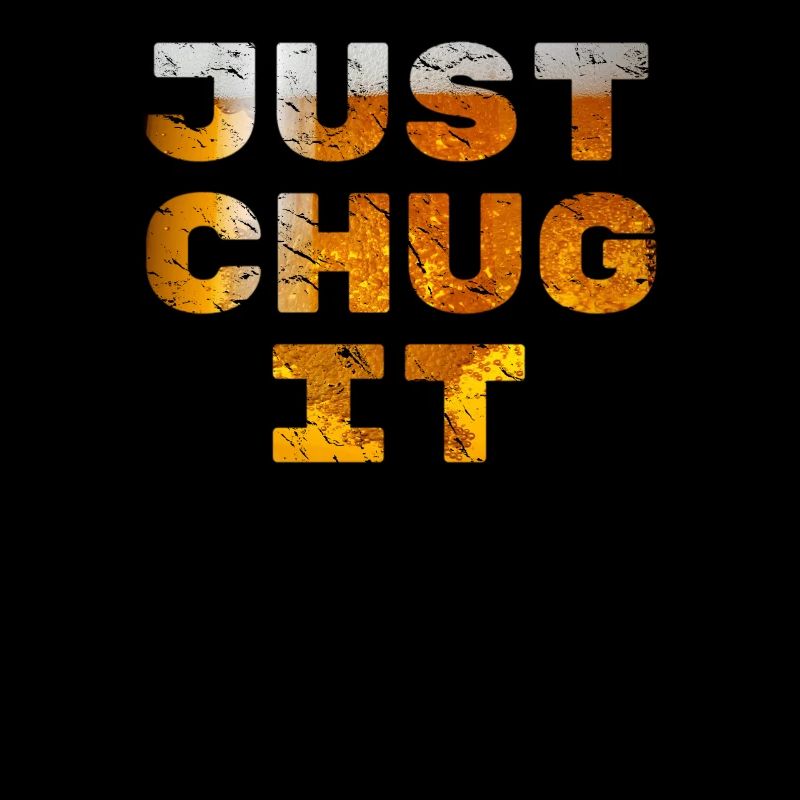 Conception de fond de bière juste Chug It