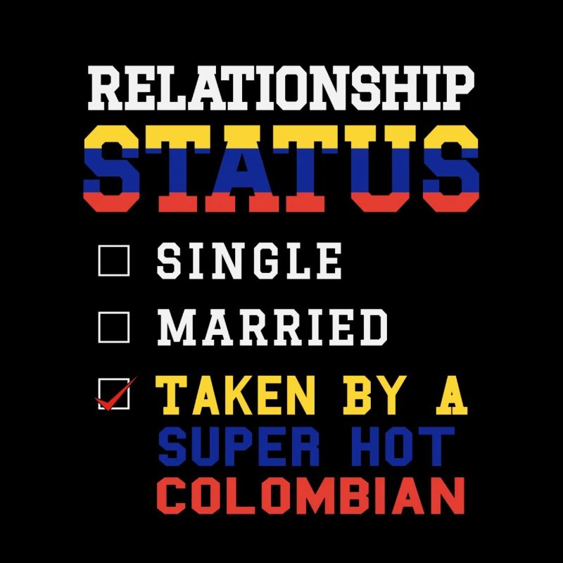 Statut de la relation prise Colombien super chaud